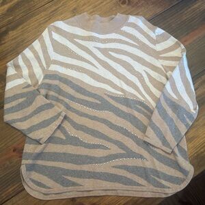 ✨Alfred Dunner Beige Knit Sweater